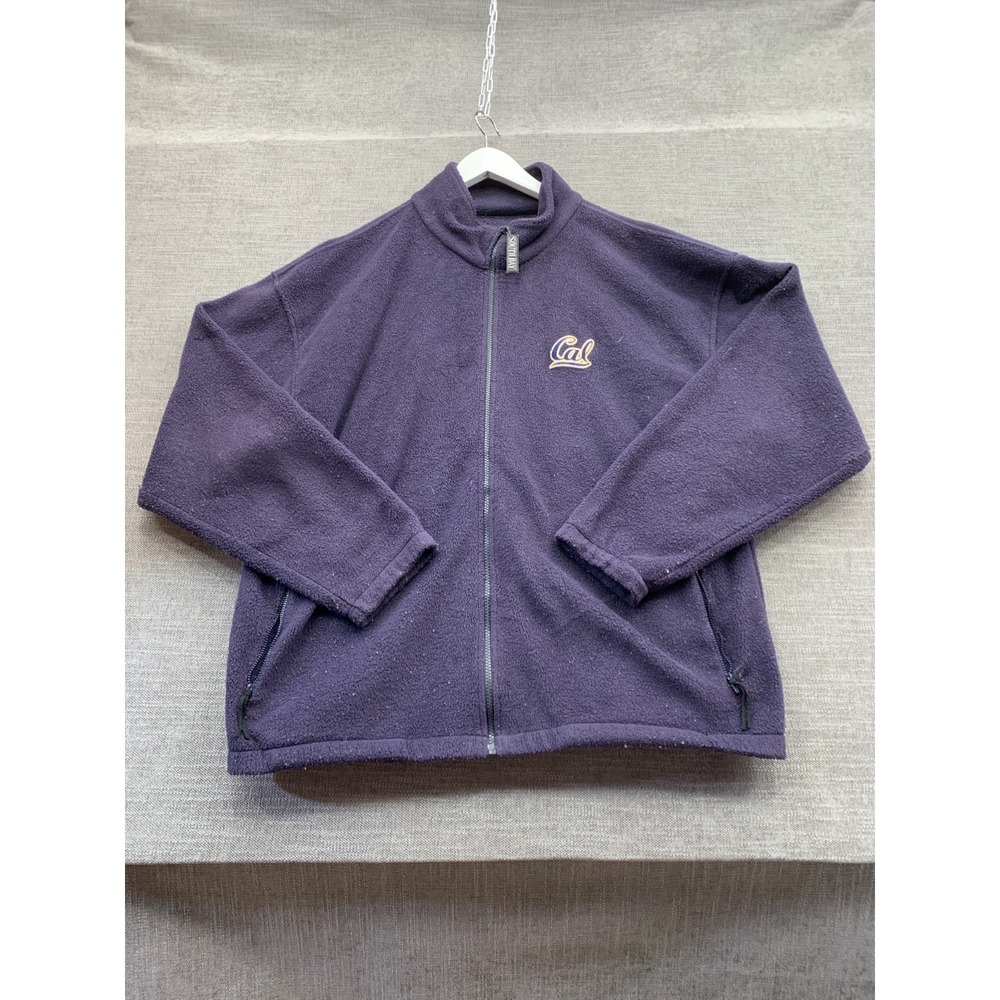 Southbay Jacket Men XL Purple Fleece Lined California Golden Bears Football NCAA